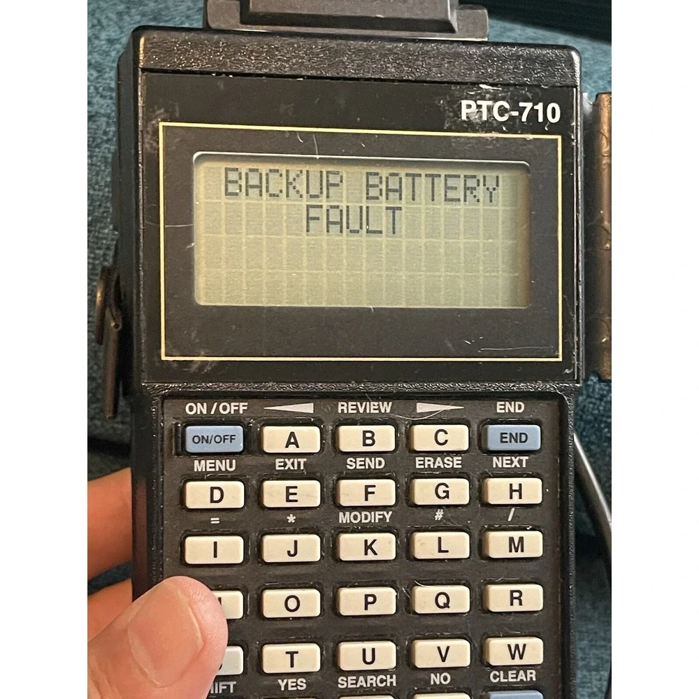 Vintage New Telxon Scanner Pen Barcode Reader Wand Power Supply PTC-710 - (asis)